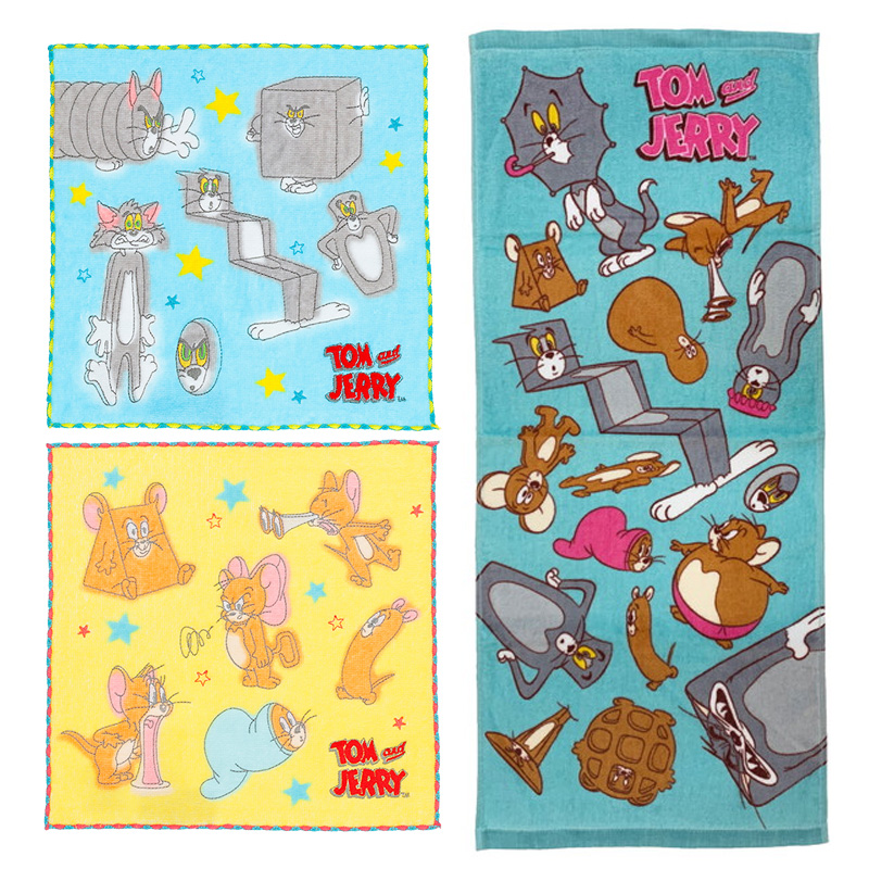 トムとジェリー ファニーアート/トム  ミニタオル