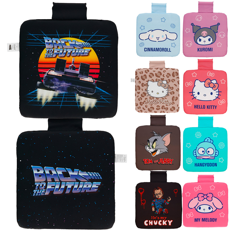 サンリオ トムとジェリー チャッキー バック・トゥ・ザ・フューチャー カーシートクッション