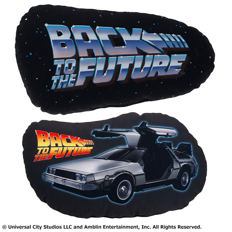 バック・トゥ・ザ・フューチャー BTFスペースロゴ シートベルトクッション