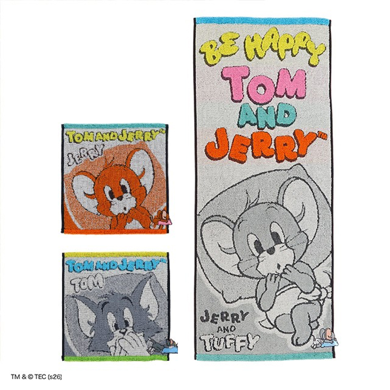 トムとジェリー ハッピー ミニ/フェイスタオル