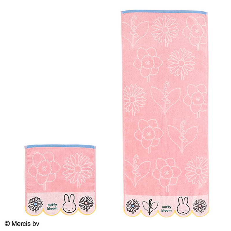 miffy ミッフィー ミッフィーブルーム ミニ/フェイスタオル