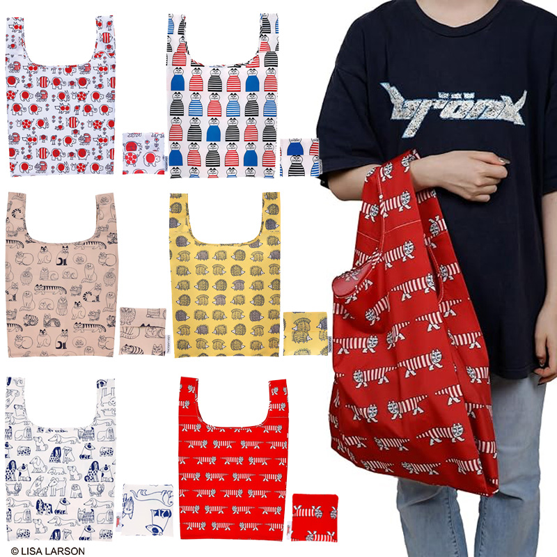 【LISA LARSON】リサ・ラーソン エコバッグ 北欧雑貨