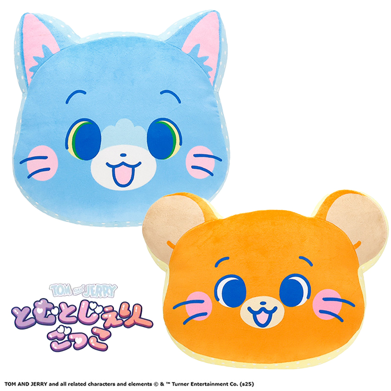 【TOM&JERRY】トムとジェリー とむとじぇりーごっこ もちもちクッション