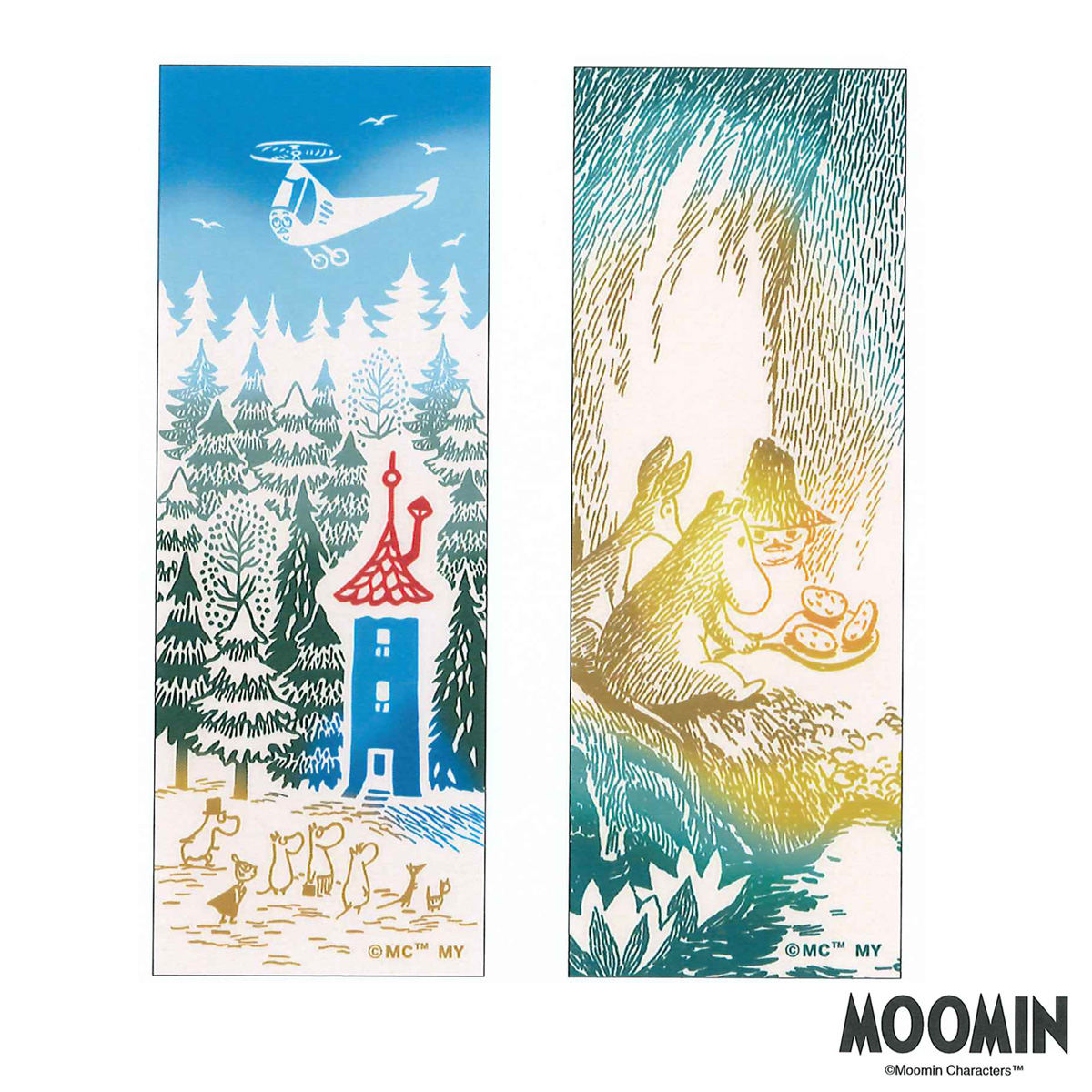 MOOMIN ムーミン 注染手ぬぐい 日本製