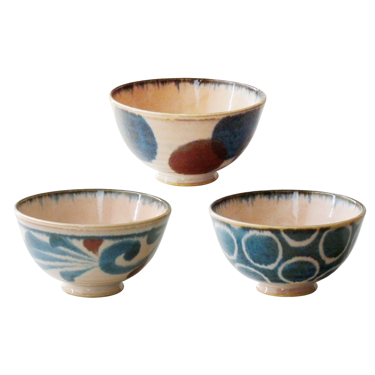 【日本製】BLUSH BLUE ブラッシュブルー ごはん茶碗 食器 美濃焼