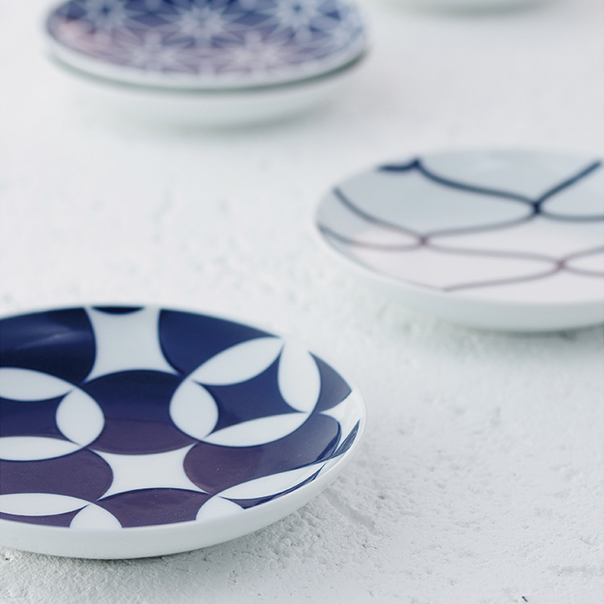 【日本製】M.STYLE Japonais ジャポネ KOMON コモン 取皿 食器 有田焼