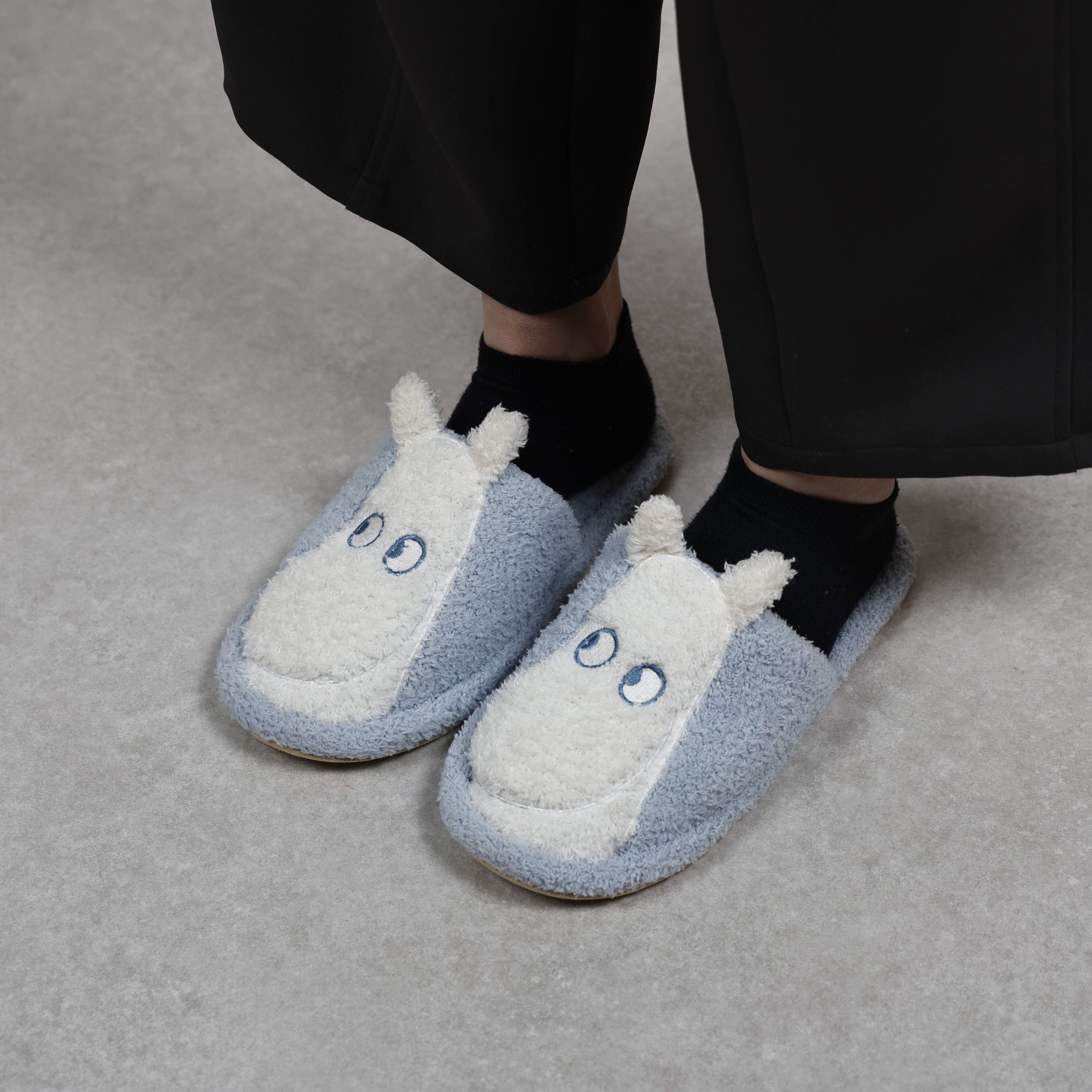 スリッパ ムーミン ふんわり モコモコ