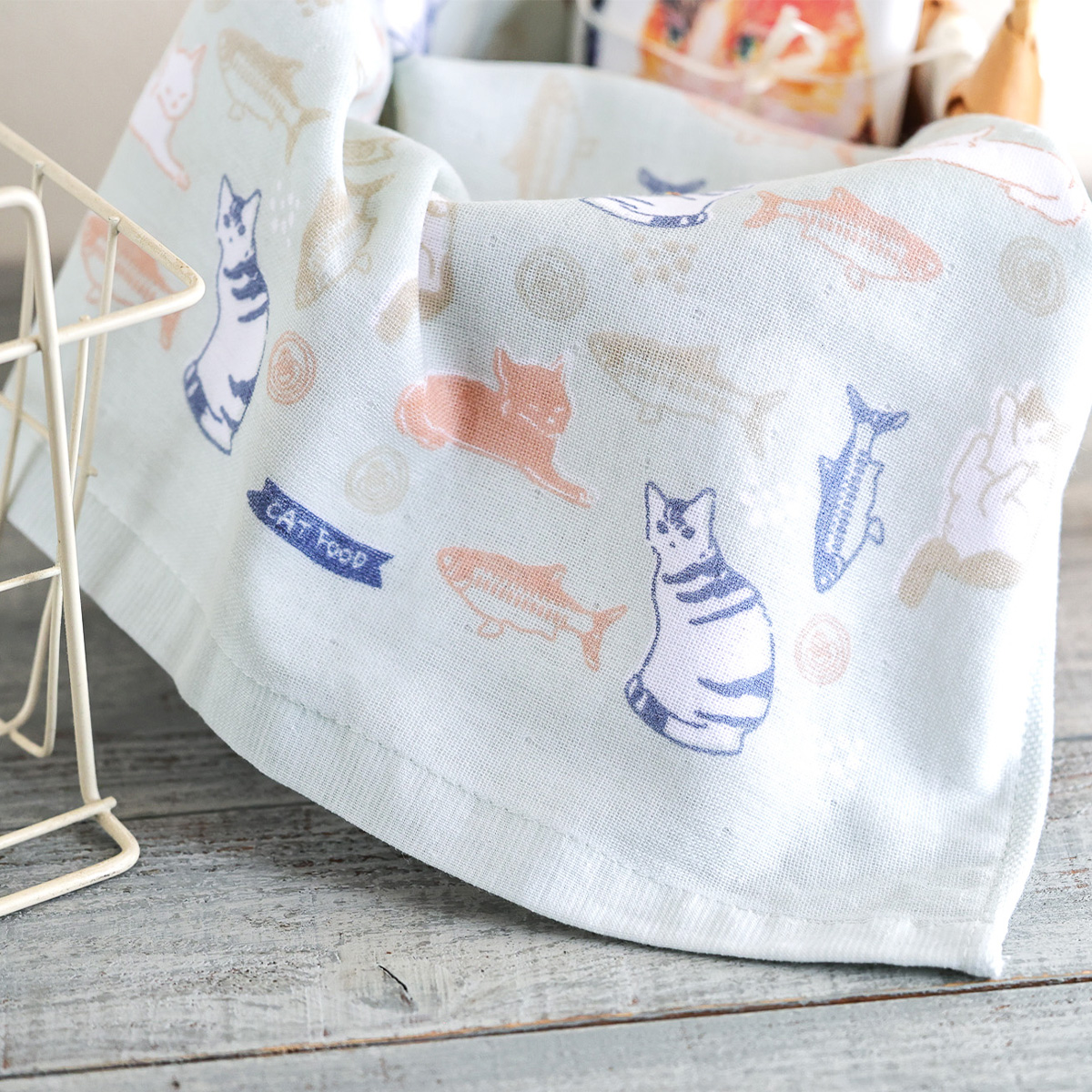 【POM PON friends】チルキャット バス/フェイス/ウォッシュタオル