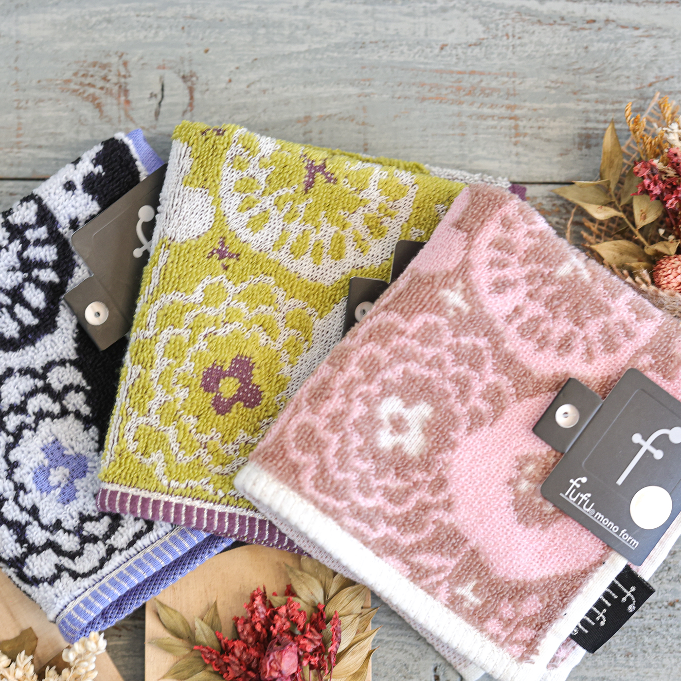 【fufu mono form】フフモノフォーム フローリスト バス/フェイス/ウォッシュ/タオルチーフ