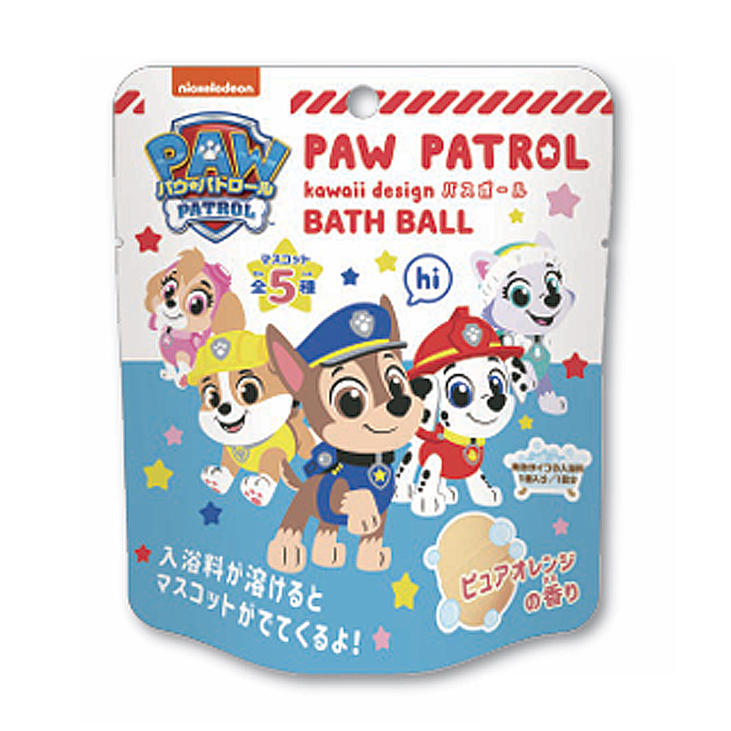 【パウ・パトロール】パウ・パトロール kawaii design バスボール 入浴剤