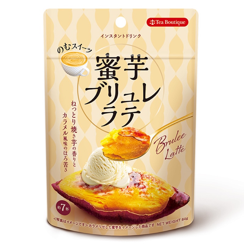 《10月3日発売》【Tea Boutiqueティーブティック】のむスイーツ インスタント 蜜芋ブリュレラテ【期間限定】