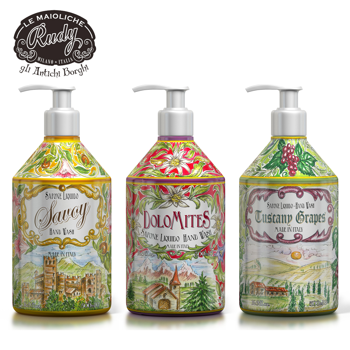 【RUDY】 Gli Antichi Borghi マヨルカ リ・アンティキ・ボルギ ハンドウォッシュ 新作