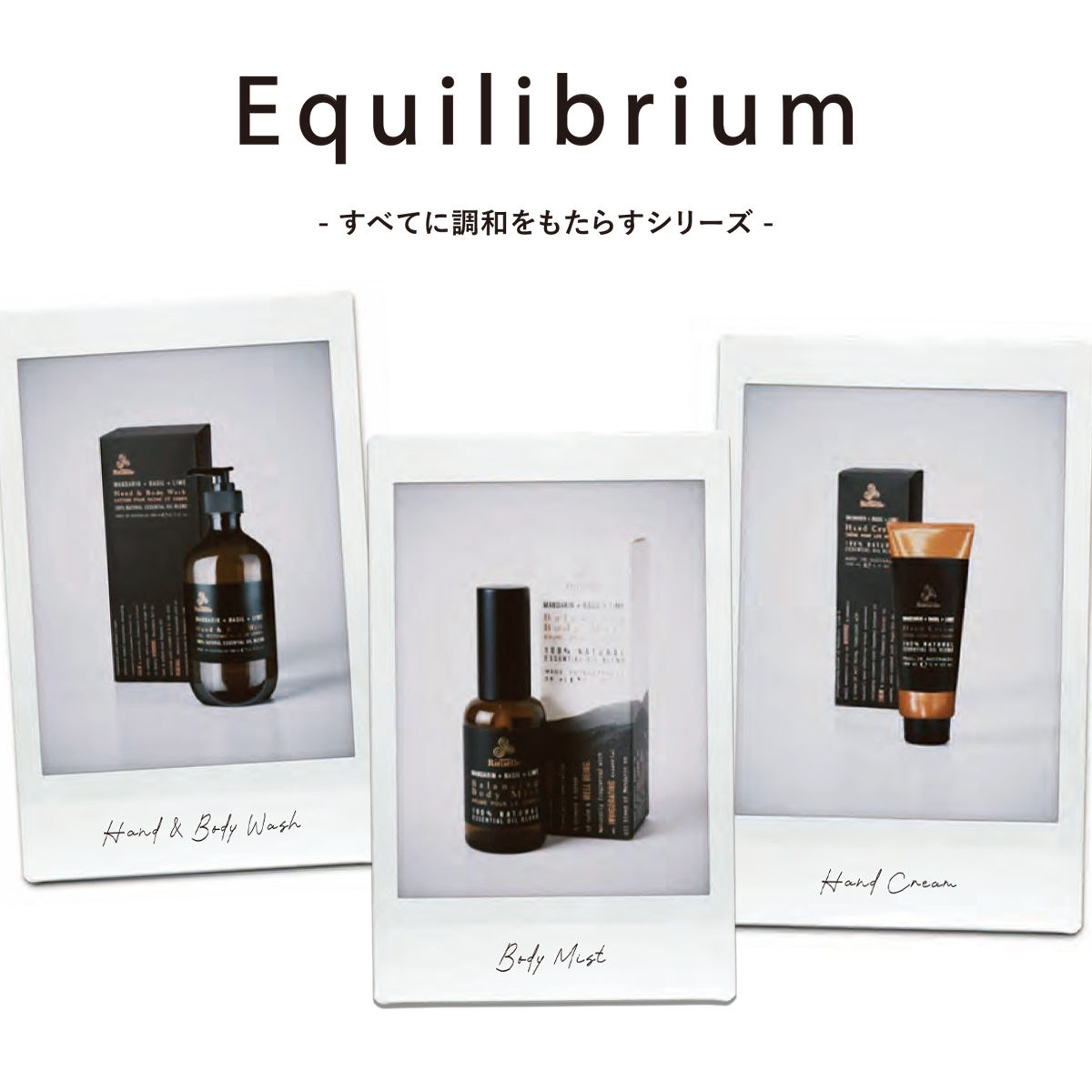 【Equilibrium エクイリブリアム】ソープ/ハンドクリーム/ハンド&ボディローション ボディケア