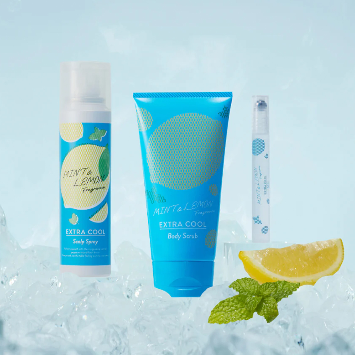 【生活の木】ミント&レモン エクストラクール ボディースクラブ&ロールオン ひんやり冷感 メントール【夏季限定】