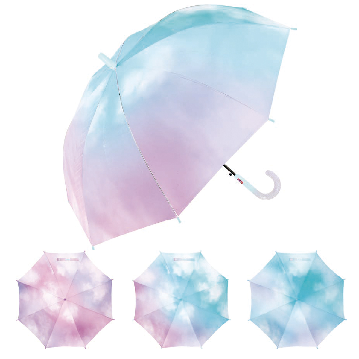 【中谷】ミルキースカイ 子ども用傘 ジャンプ傘