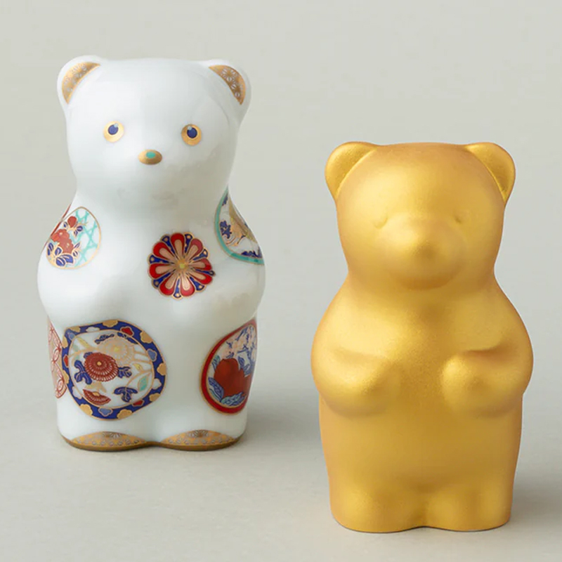 賞美堂本店【momoco】momoco bear 熊 くま 置物 日本製