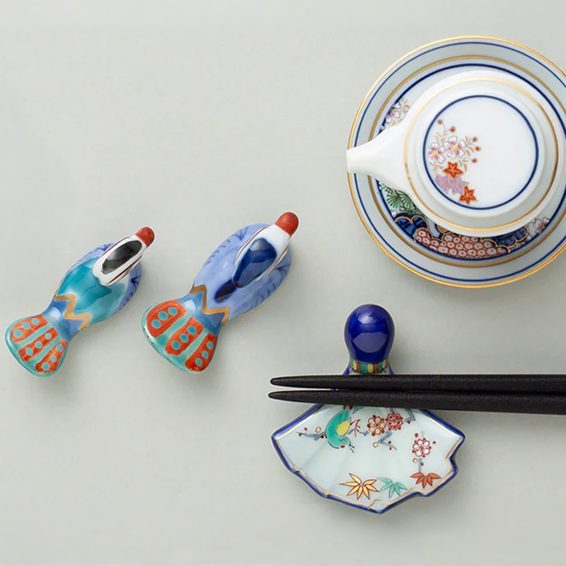 賞美堂本店 ITEM COLLECTION カトラリーレスト 箸置き 和柄 日本製