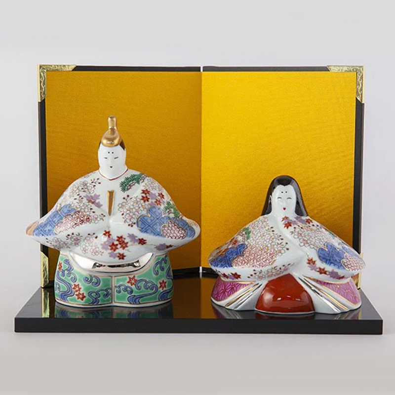 賞美堂本店 ITEM COLLECTION 春秋文雛人形 日本製