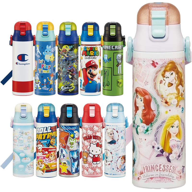 【超軽量】ロック付ワンプッシュダイレクトステンレスボトル 580ml 水筒 SDC6N