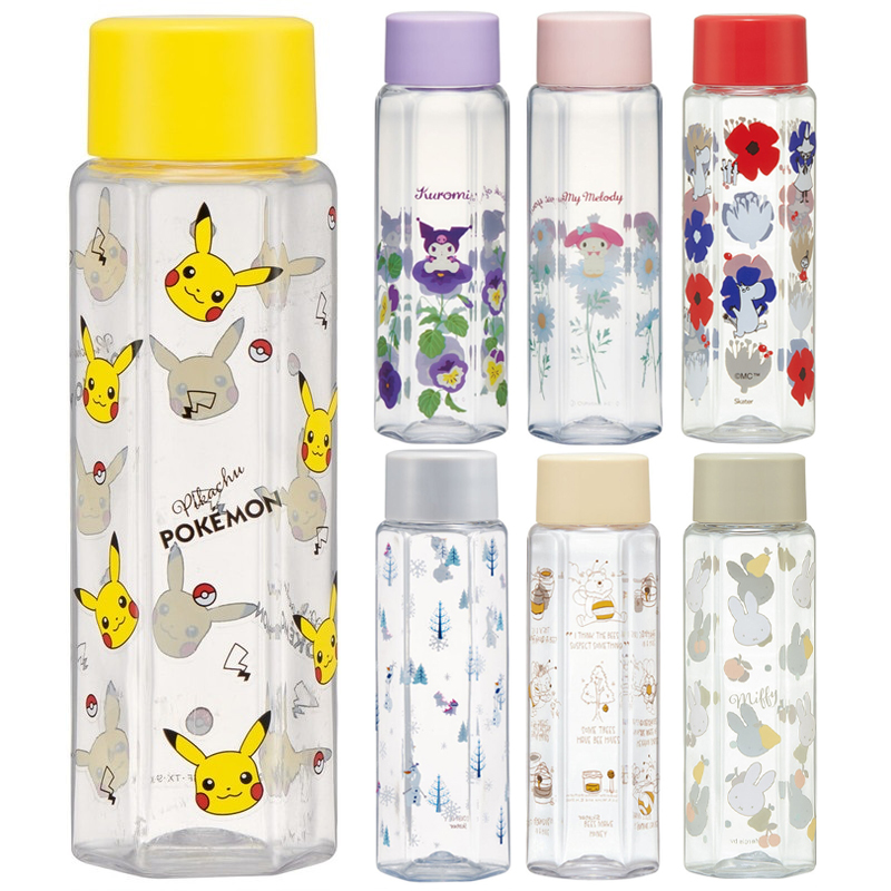 六角形ブローボトル 水筒 250ml ディズニー ミッフィー ムーミン PDH3