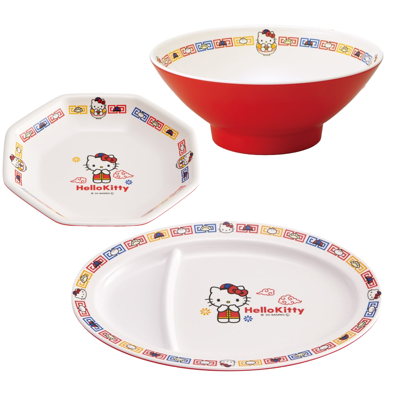 メラミンギョーザ皿 チャーハン皿 ラーメン鉢  中華 食洗器対応 MCH3 MCH6 MCH8 スケーター サンリオ