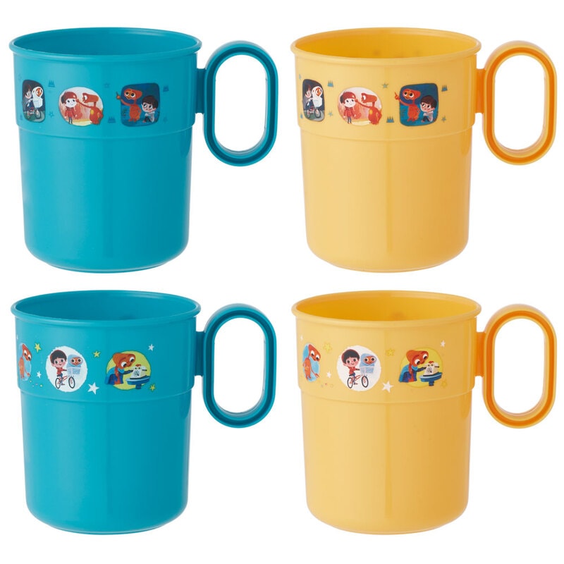 コップ4Pセット KSS3P キッズ ピクニック キャラクター スケーター