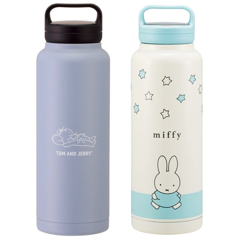 スクリューハンドルマグボトル 1200ml 水筒 保温 保冷 キャラクター STSC12【スケーター】