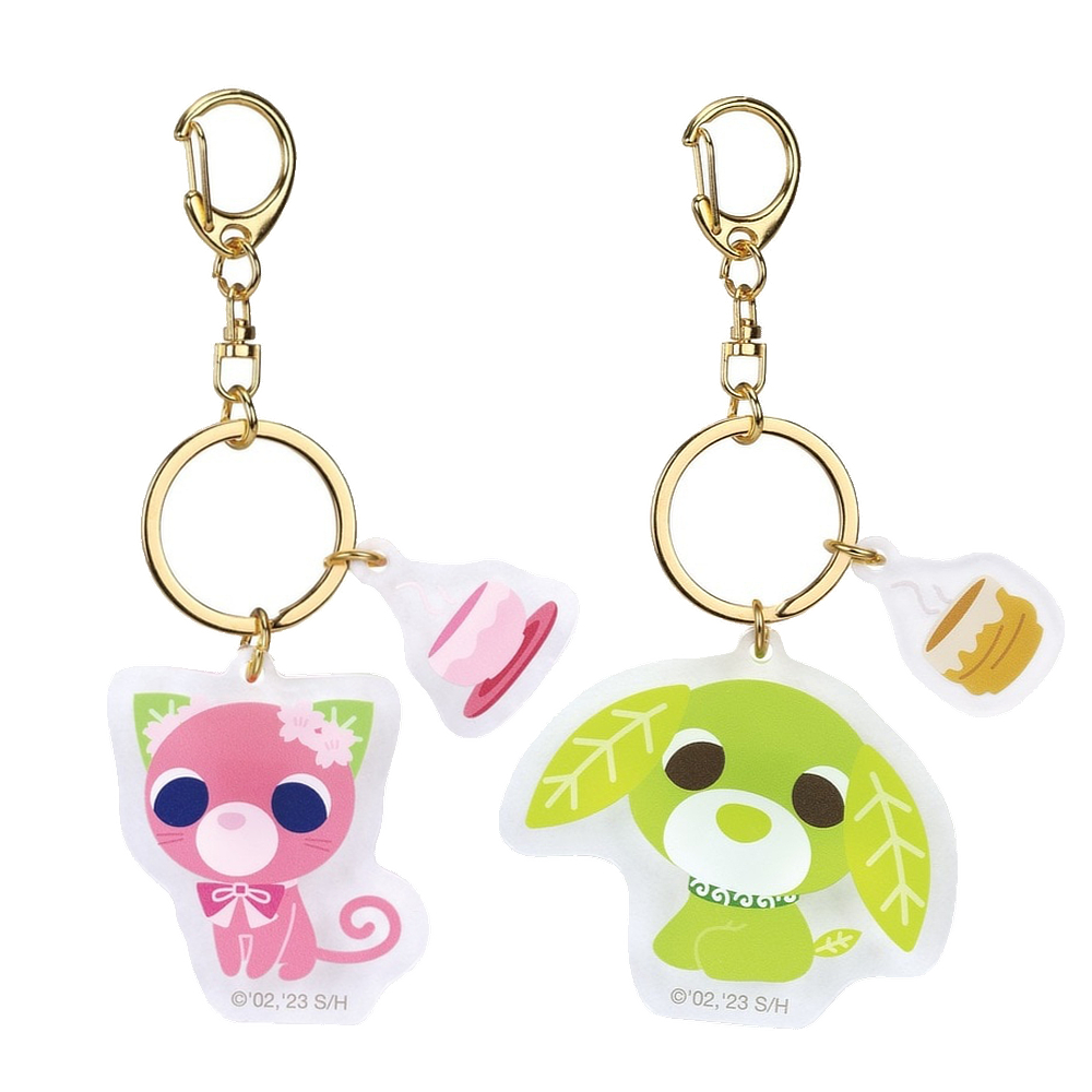 アクリルキーホルダー お茶犬 アクキー ZACK1【スケーター】