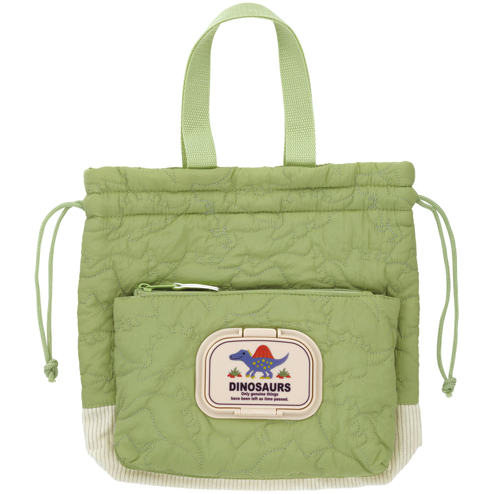 イブル生地おむつ巾着 KBOPC1IB ベビーグッズ ディノサウルス【スケーター】