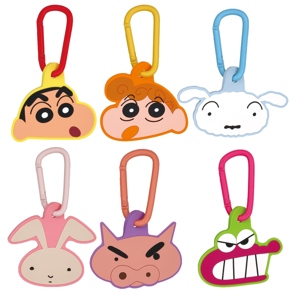 ラバーマスコット付きカラビナ キーホルダー ZELK1【スケーター】