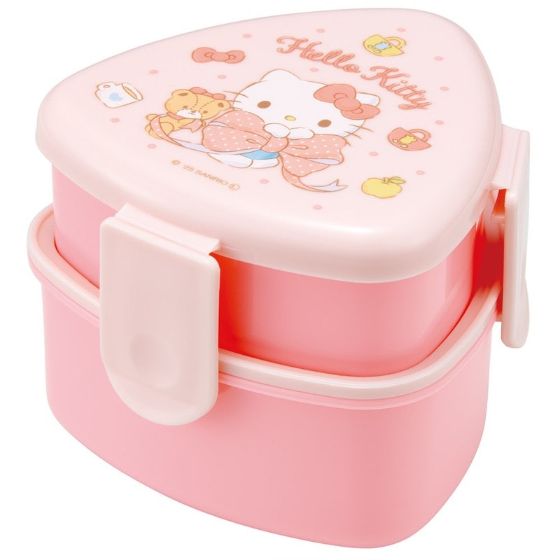 【スケーター】三角おにぎりランチボックス 2段 弁当箱