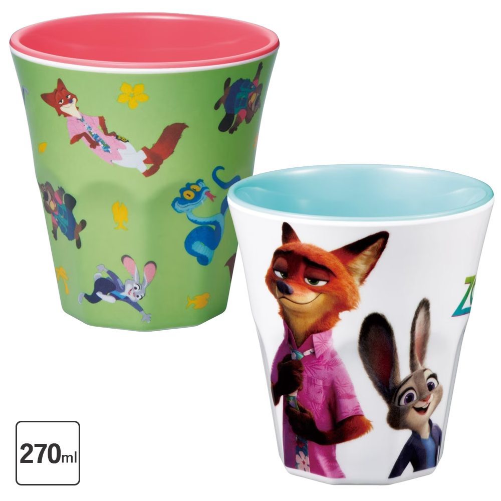 メラミンタンブラー 270mL MTB2 ズートピア2 キッズ コップ【スケーター】