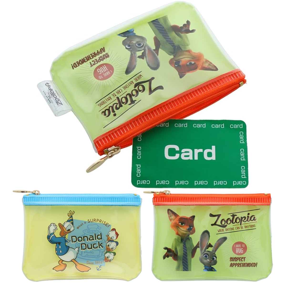 ミニサイズ フラットポーチ ディズニー