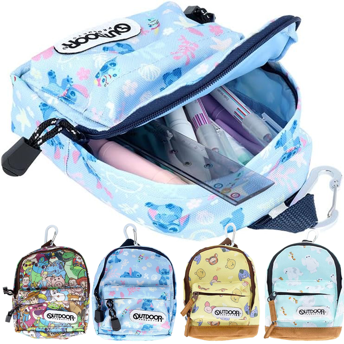 OUTDOOR リュックタイプ ペンケース ディズニー