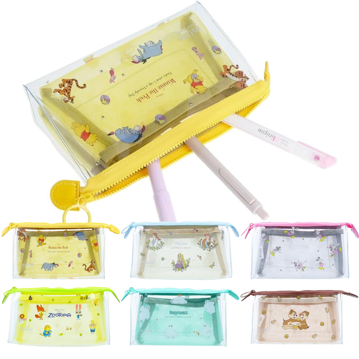 【mitte】見せるペンケース ミッテ ディズニー