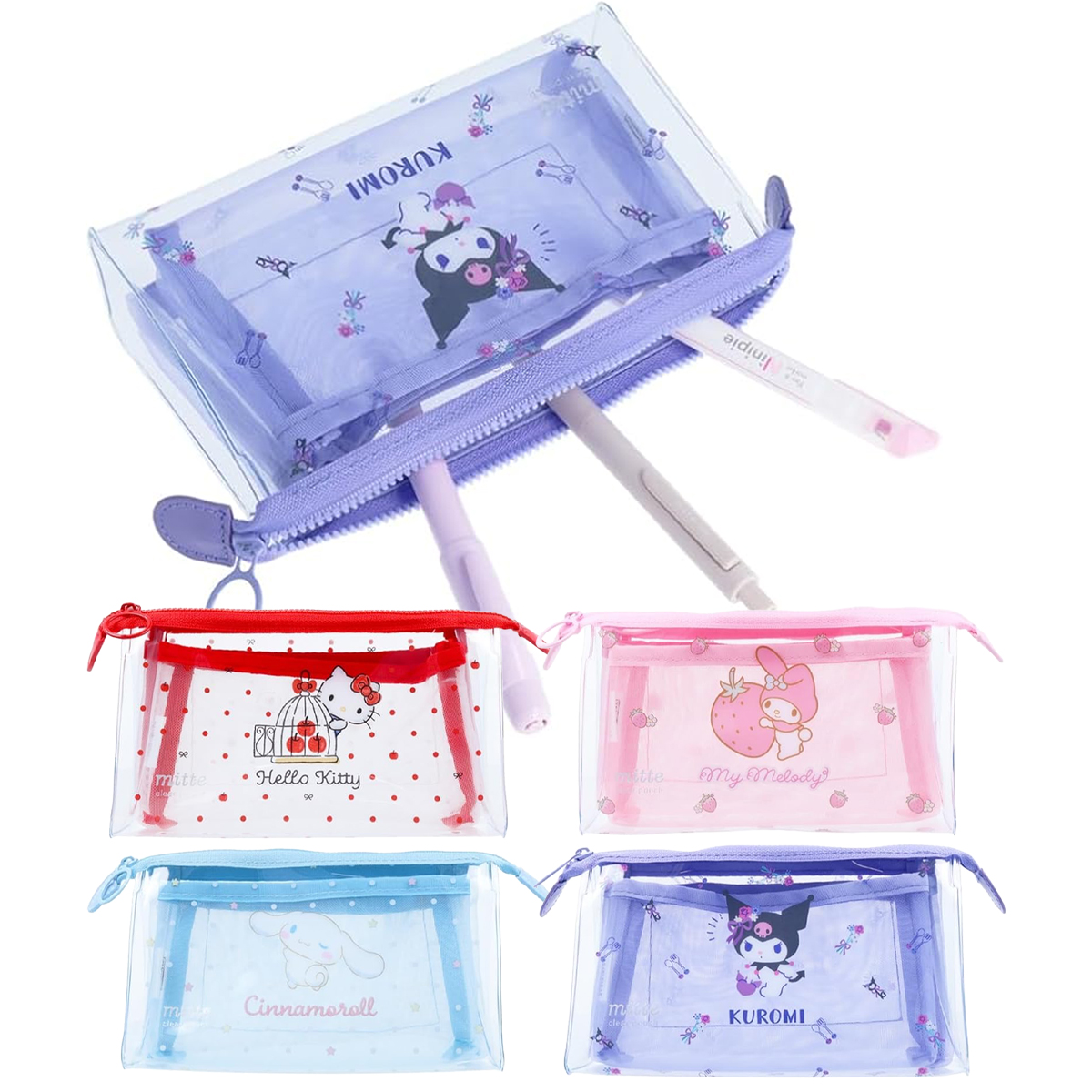 【mitte】見せるペンケース ミッテ サンリオキャラクター