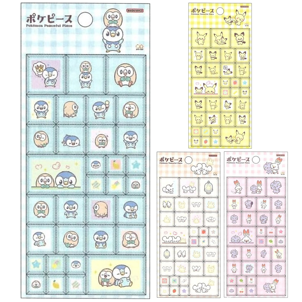 【サンスター文具】タイルシール ポケピース シール ポケモン