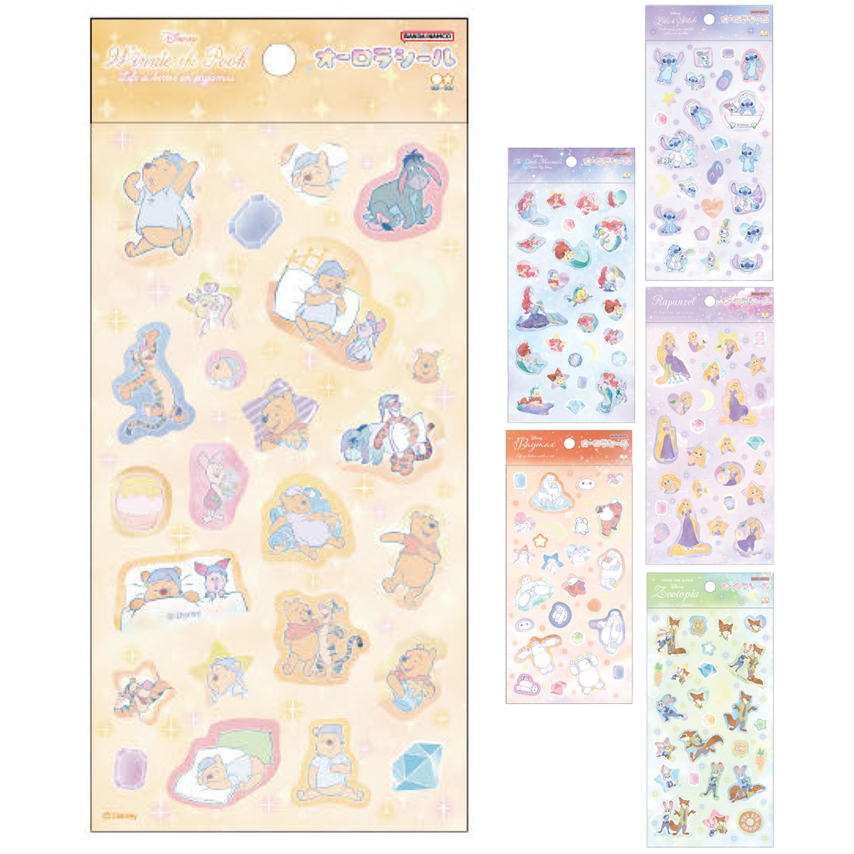 【サンスター文具】オーロラシール ゆめかわ！OT ディズニー
