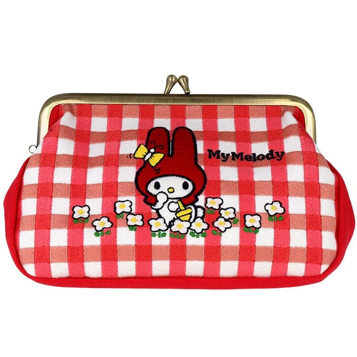 【サンリオ】マイメロディ がま口 畳刺繍 筆箱 ポーチ