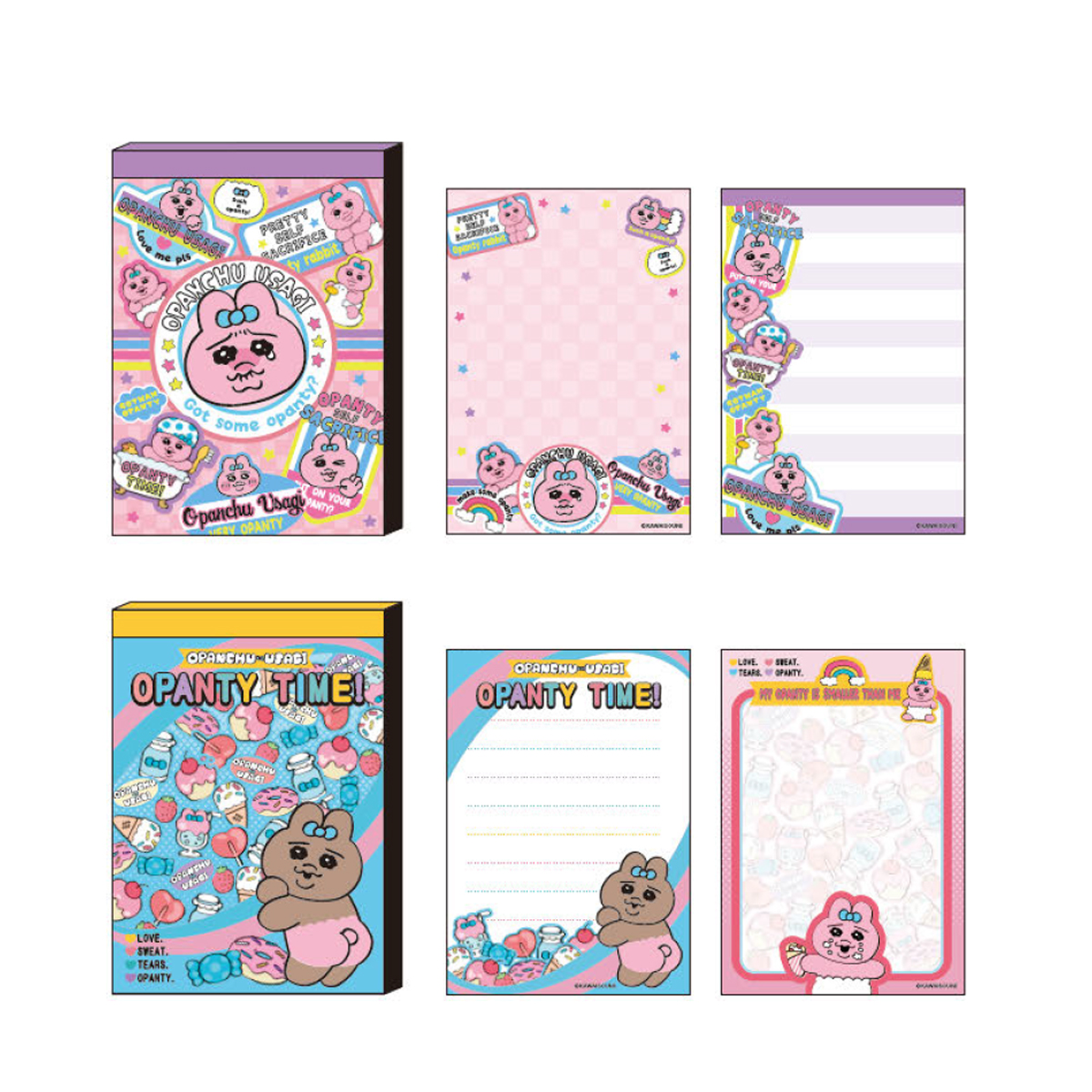 メモミニ おぱんちゅうさぎ 文具 かわいい 学校や職場での伝言にも 日本製