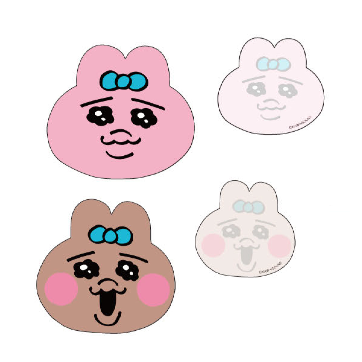 《発売日未定》ぷにぷにふせん おぱんちゅうさぎ 文具 かわいい