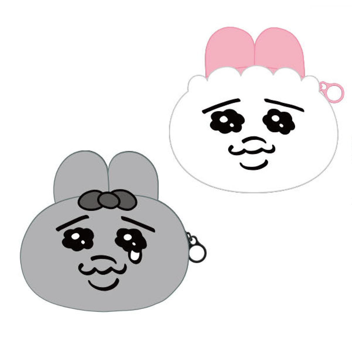 《発売日未定》もちもちポーチ おぱんちゅうさぎ 文具 かわいい