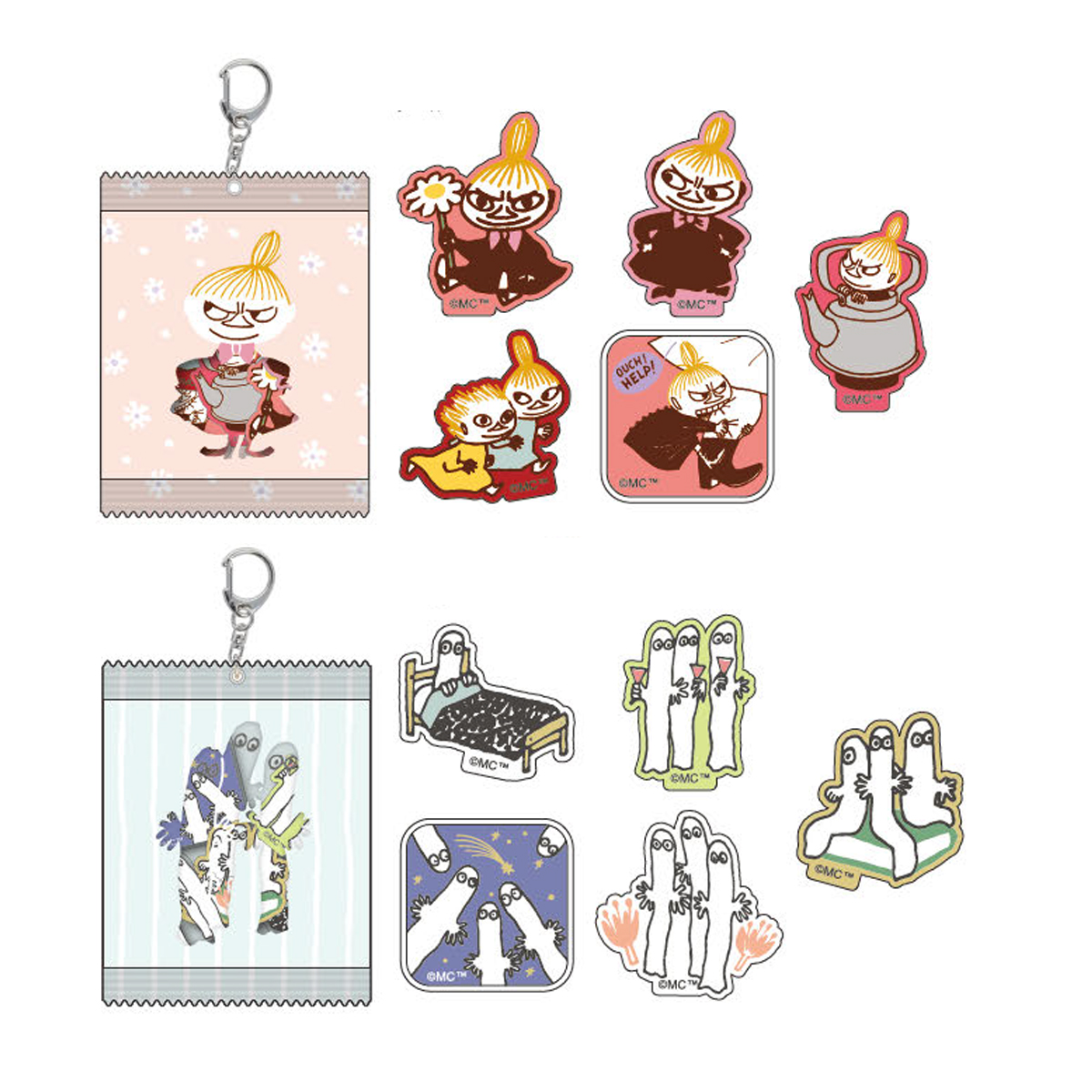 《予約:2026年9月発売・受注締切8/25(火)》シール入りミニポーチ ムーミン MU Petit collection