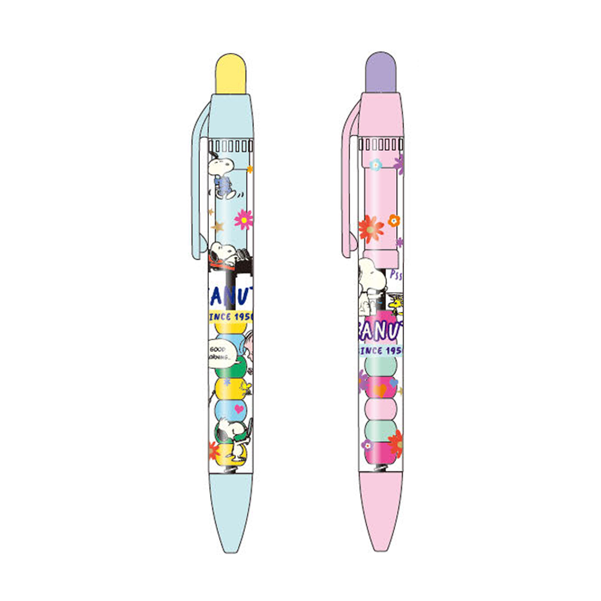 《予約:2026年11月発売・受注締切9/15(火)》ビーズ入りボールペン スヌーピー PEANUTS Flower Palette