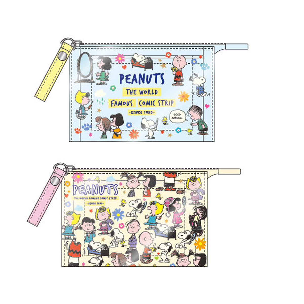 《予約:2026年11月発売・受注締切9/15(火)》3ルームミニポーチ スヌーピー PEANUTS Flower Palette