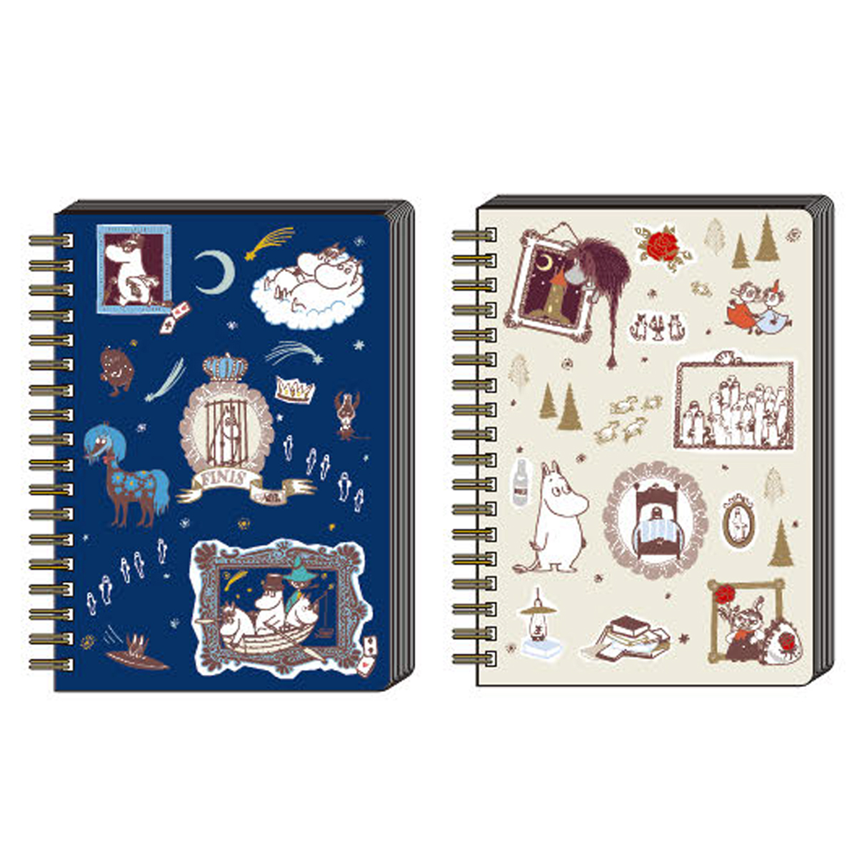 《26年11月発売・受注締切9/15(火)》MOOMIN ムーミン ＷリングノートB6