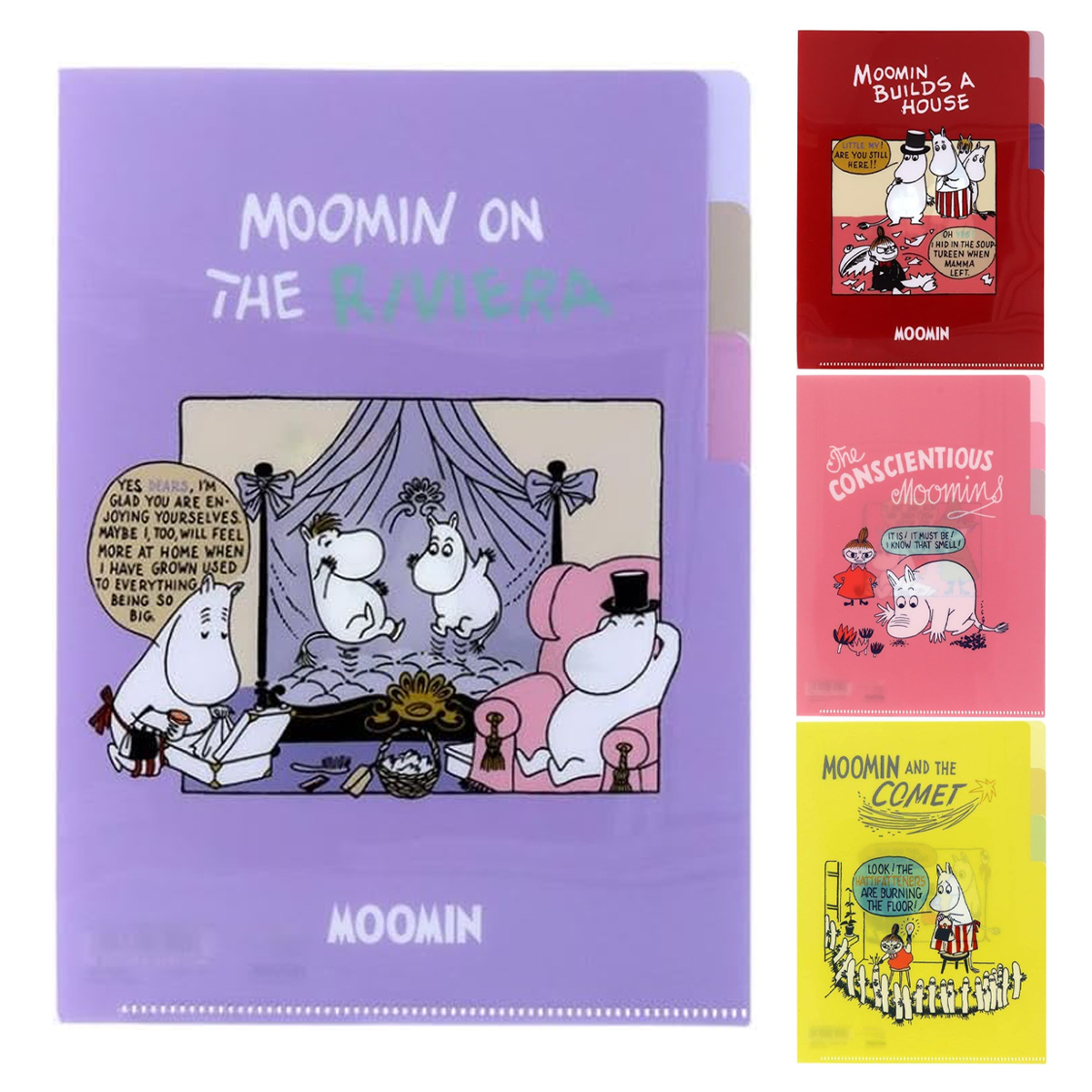 MOOMIN ムーミン クリアファイルA5 3ポケット
