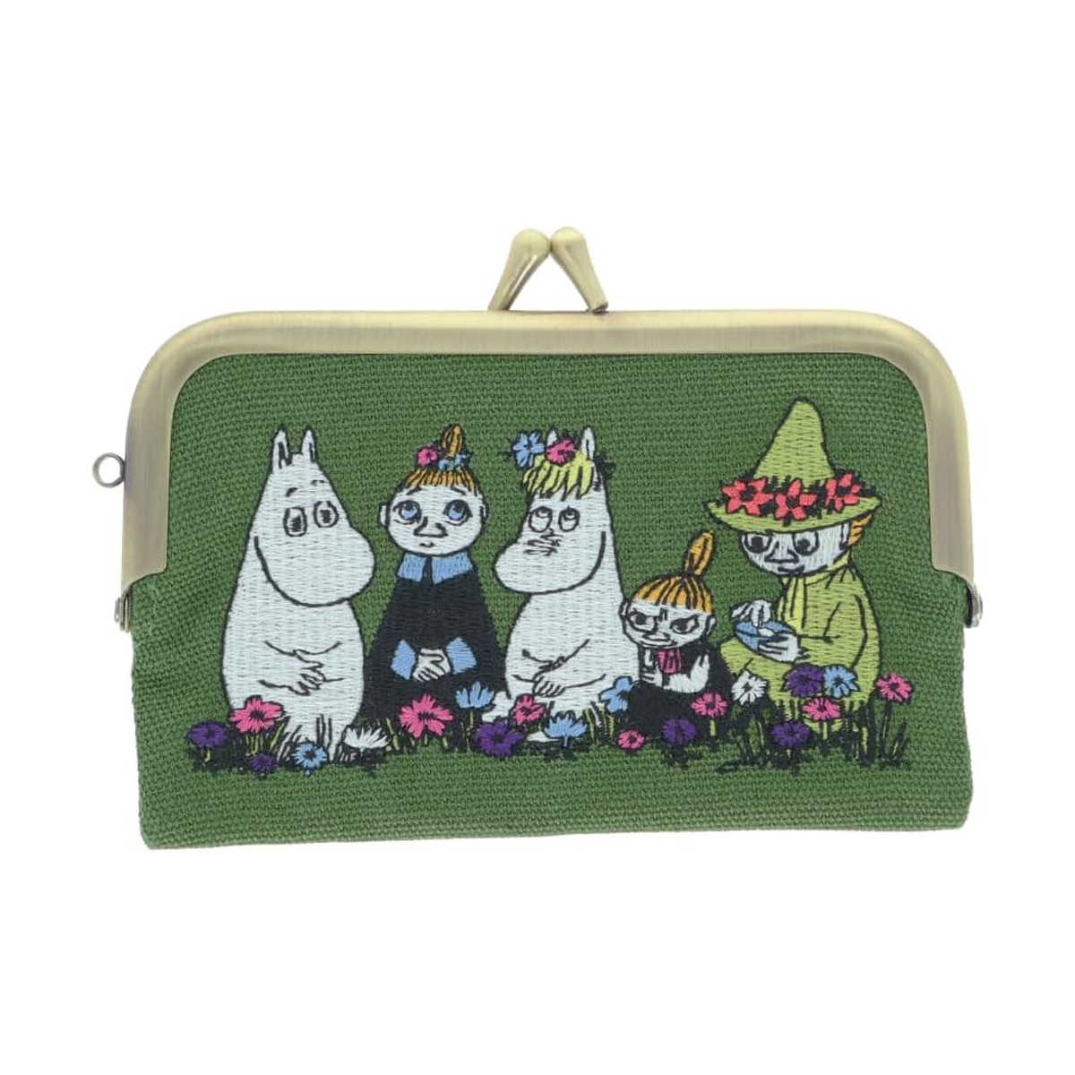 MOOMIN ムーミン 刺繍がま口ケース