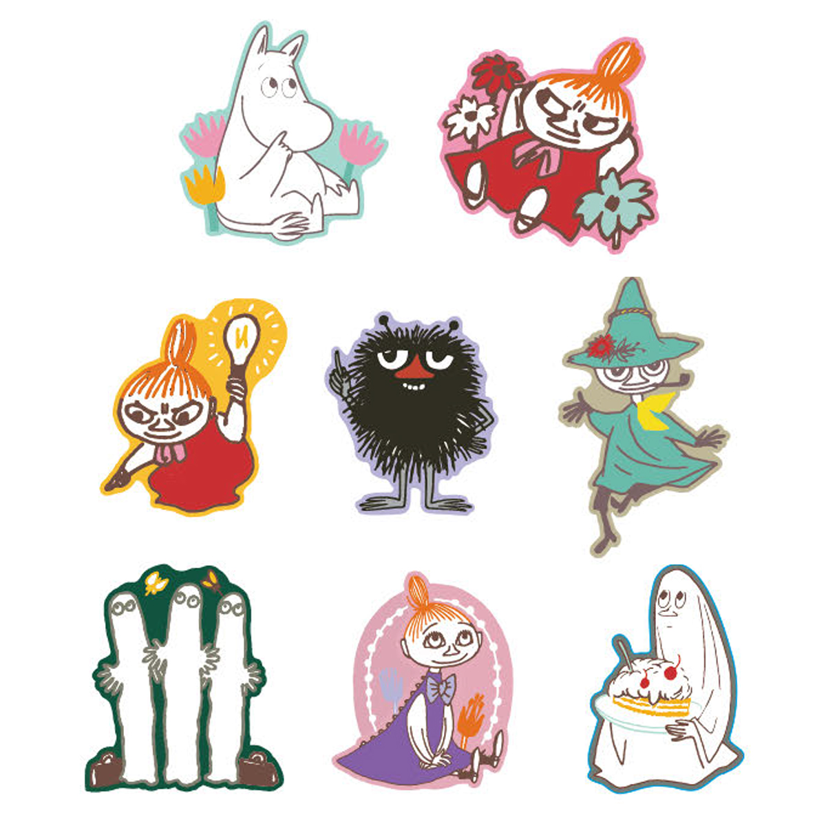 MOOMIN ムーミン 刺繍ピンバッジ ランダム