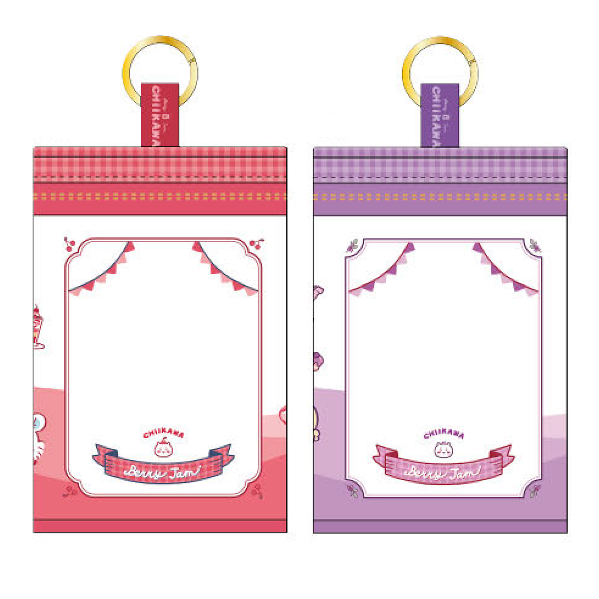 《予約:2027年1月発売・受注締切11/24(火)》ジャム瓶ポーチ ちいかわ Berry Jam レッド/パープル